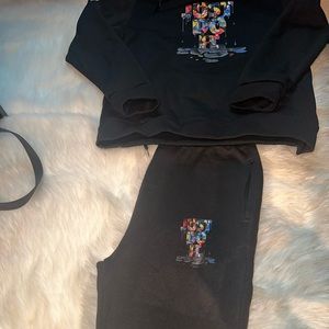 This is a just do it sweat outfit with a hoodie and pants brand new never worn.